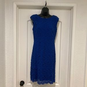 Ralph Lauren Dark Blue Lace Dress